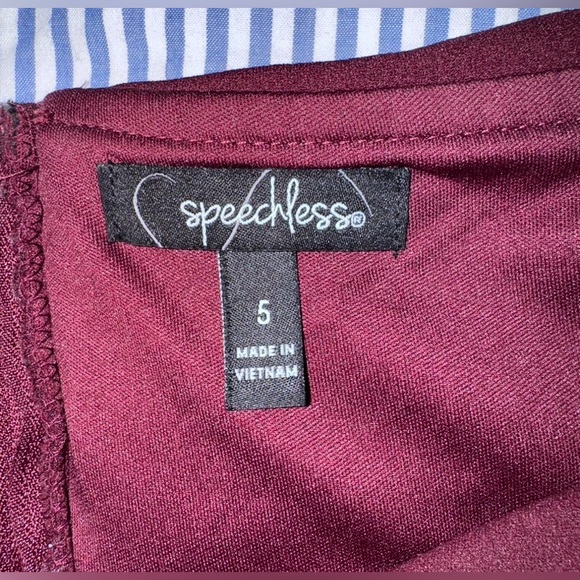 Women’s Speechless US 5 (Small) Maroon Sleeveless Bodycon Dress - Picture 5 of 10